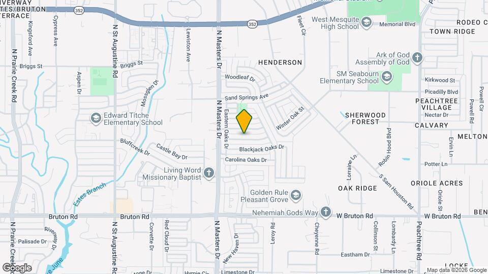 10243 Oak Branch Ln Map and Location Details