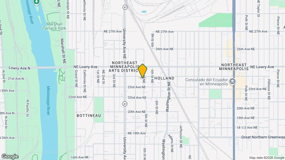 2320 5th St NE Map and Location Details