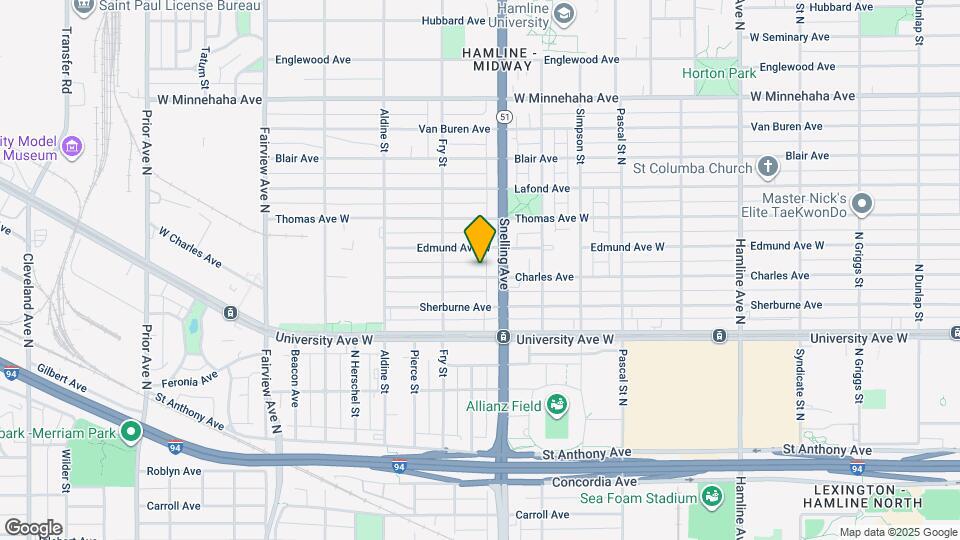 1601 Charles Ave Map and Location Details