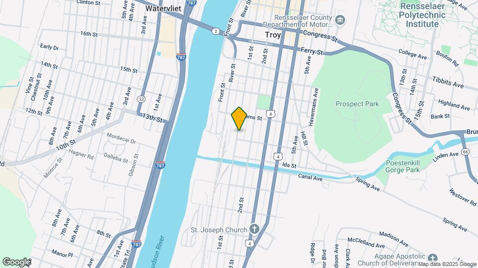 232 1st St Map and Location Details