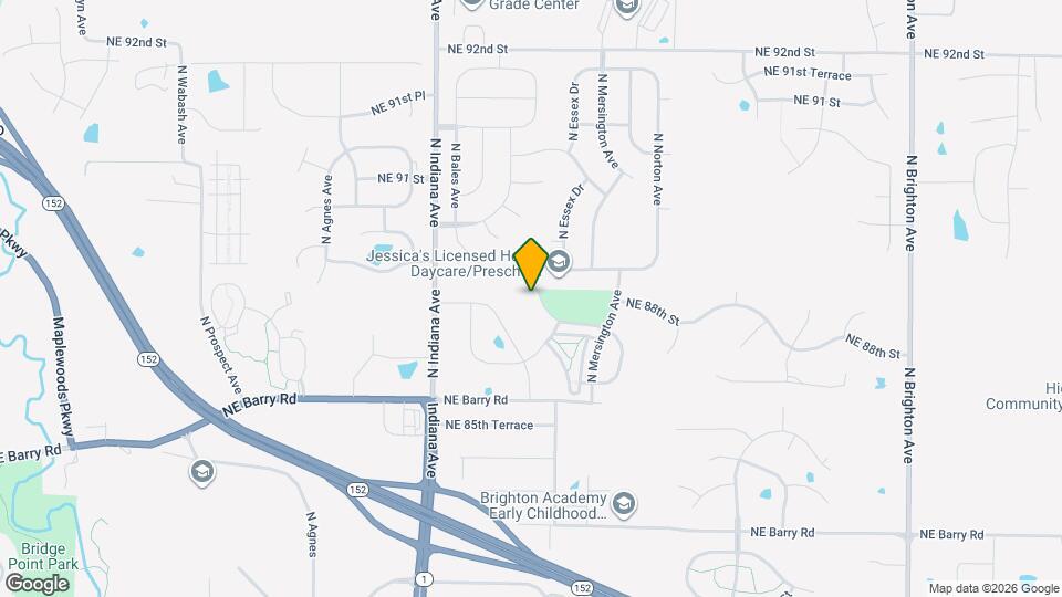 8720 N Cleveland Ave Mapa y Detalles de la Ubicación