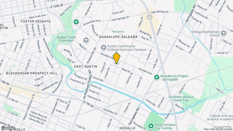 3014 Neal St Map and Location Details