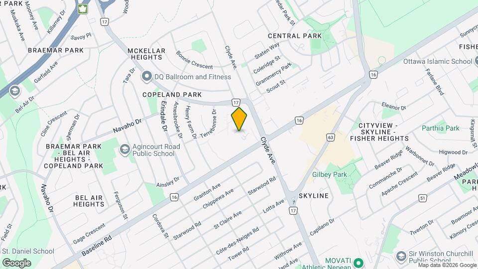 1485 Baseline Rd Map and Location Details