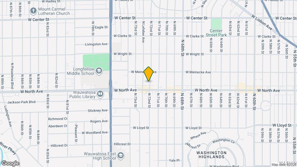 2329 N 72nd St, Unit Lower Map and Location Details