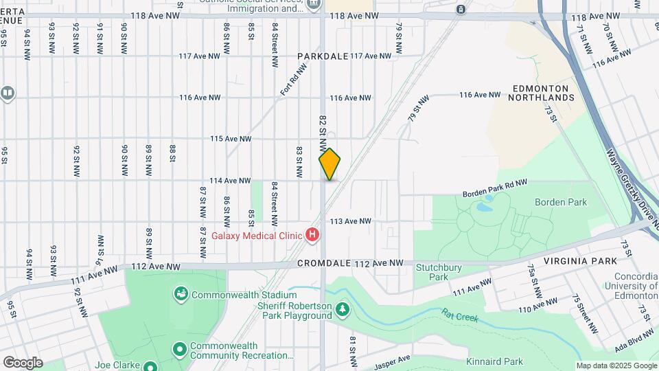 8117 114 Av NW Map and Location Details