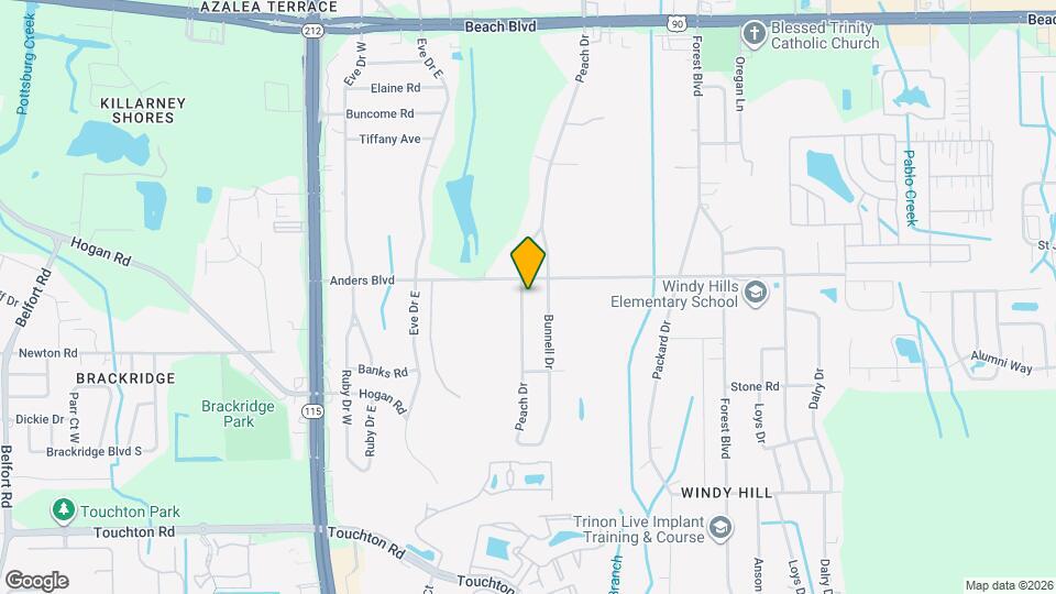 3817 Peach Dr Mapa y Detalles de la Ubicación