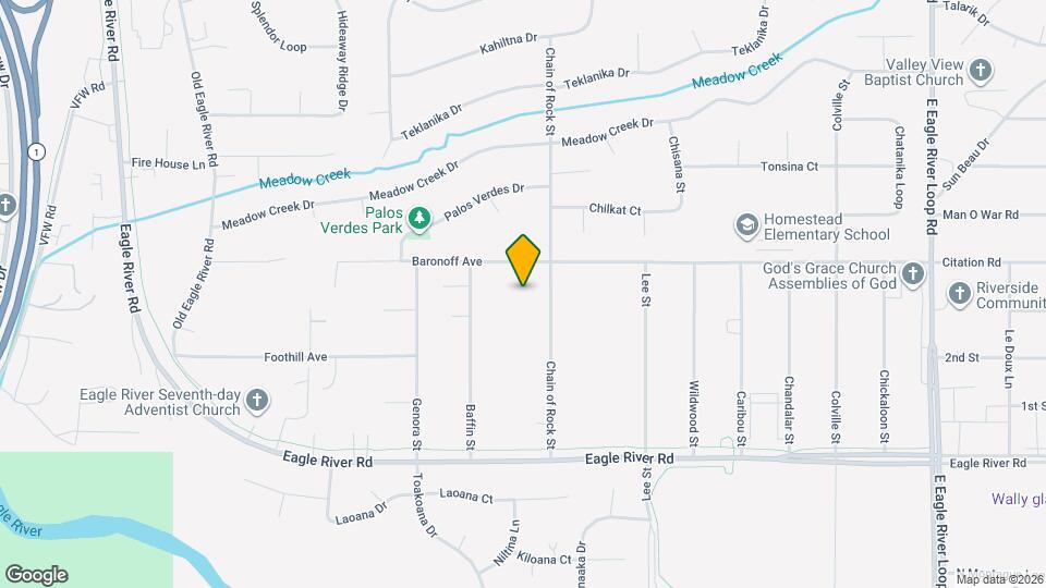 10322 Chain of Rock St Map and Location Details