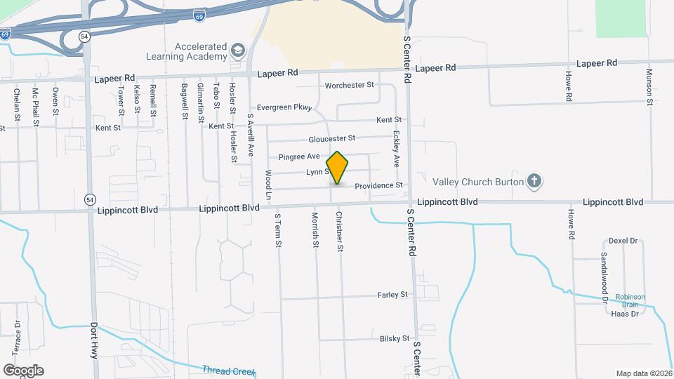 3706 Providence St Map and Location Details