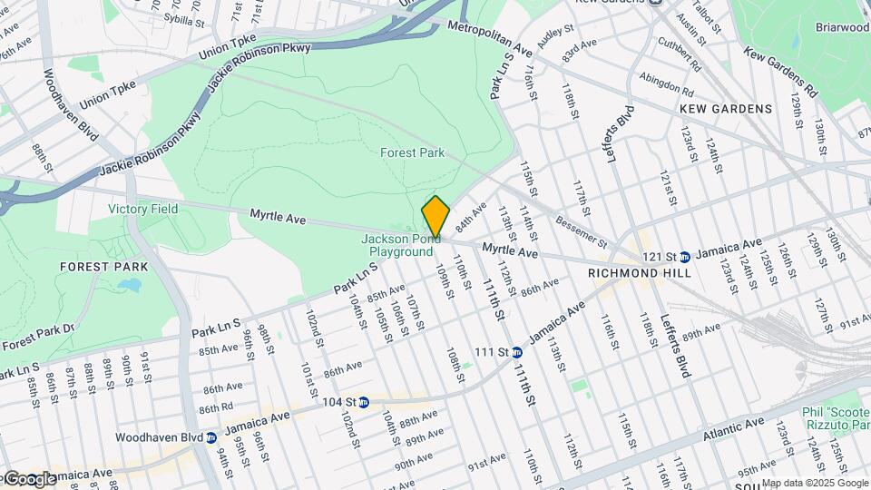 109-04 Myrtle Ave Map and Location Details