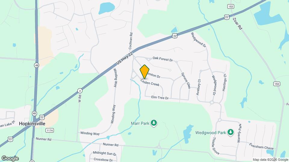 684 Linden Creek Mapa y Detalles de la Ubicación