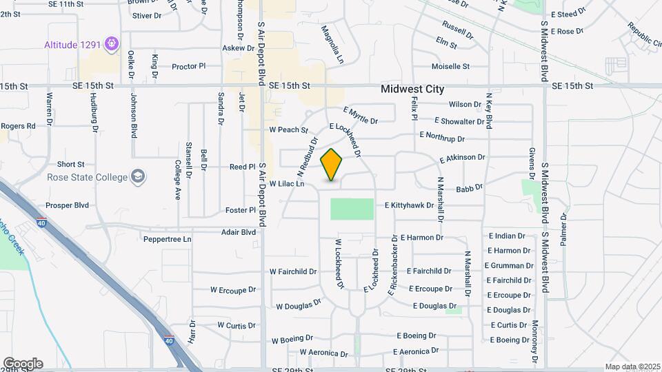 129 W Lilac Ln Map and Location Details