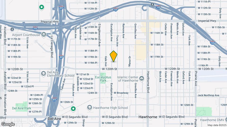 11954 Eucalyptus Ave, Unit A Mapa y Detalles de la Ubicación