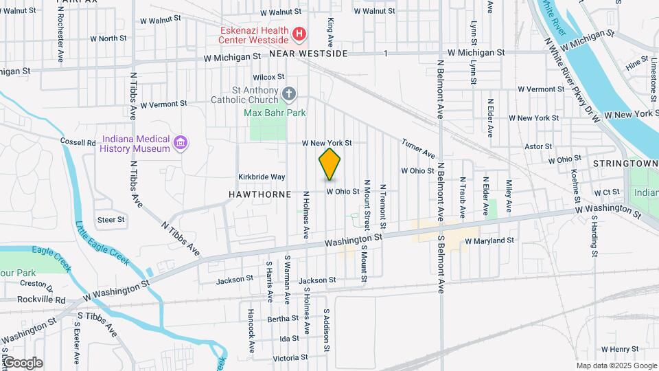 209 N Addison St Mapa y Detalles de la Ubicación