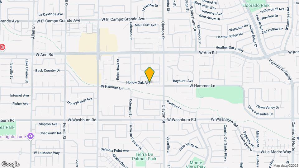 2111 Hollow Oak Ave Map and Location Details