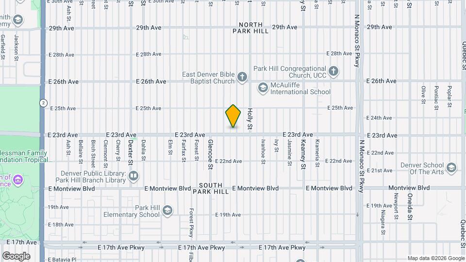 2305 Hudson St Map and Location Details