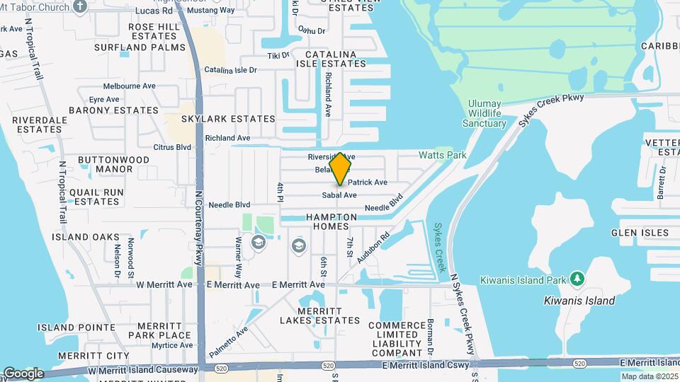 390 Sabal Ave Map and Location Details