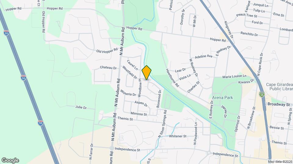 621 Sycamore Cir Map and Location Details