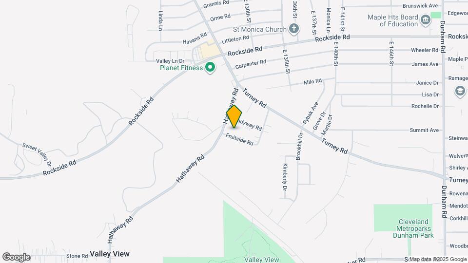 12827 Fruitside Rd Map and Location Details