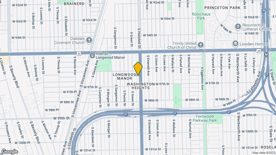 9620 S Halsted St Map and Location Details