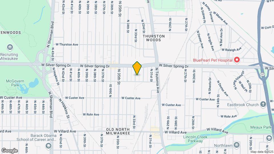 5520 N 33rd St Map and Location Details