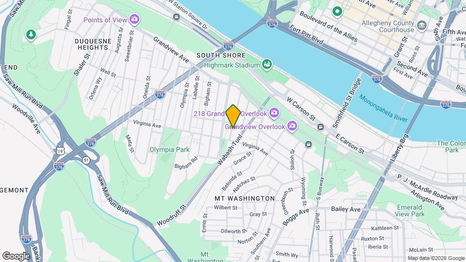 217 Ulysses St Map and Location Details