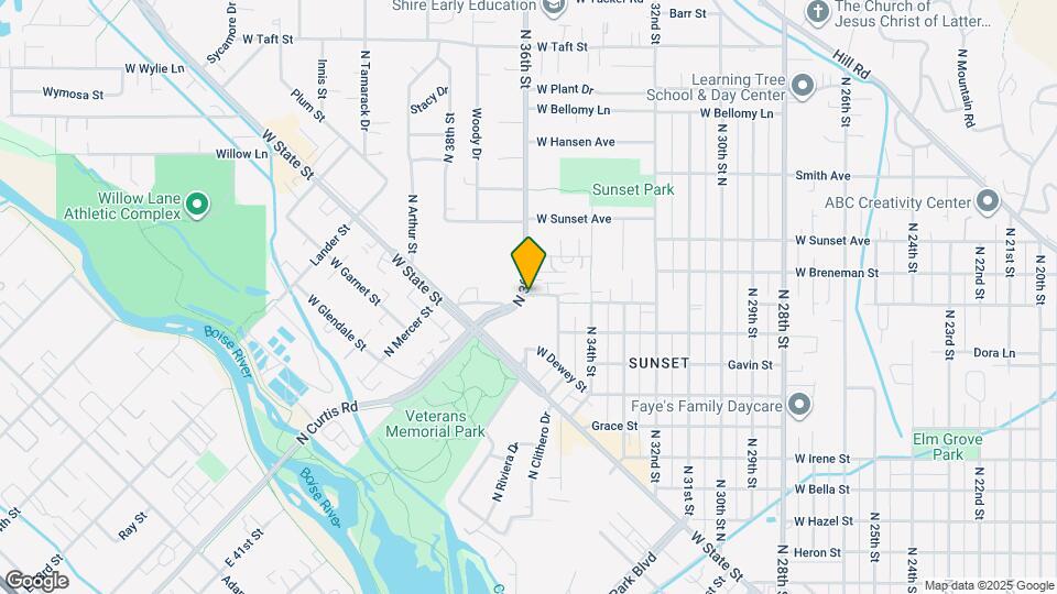 3692 W Anderson St Map and Location Details