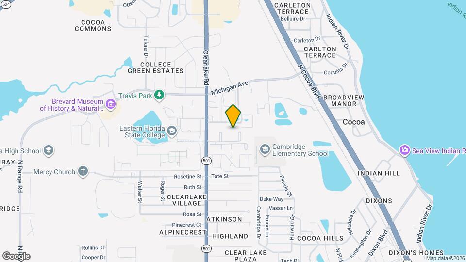 1564 University Ln Map and Location Details