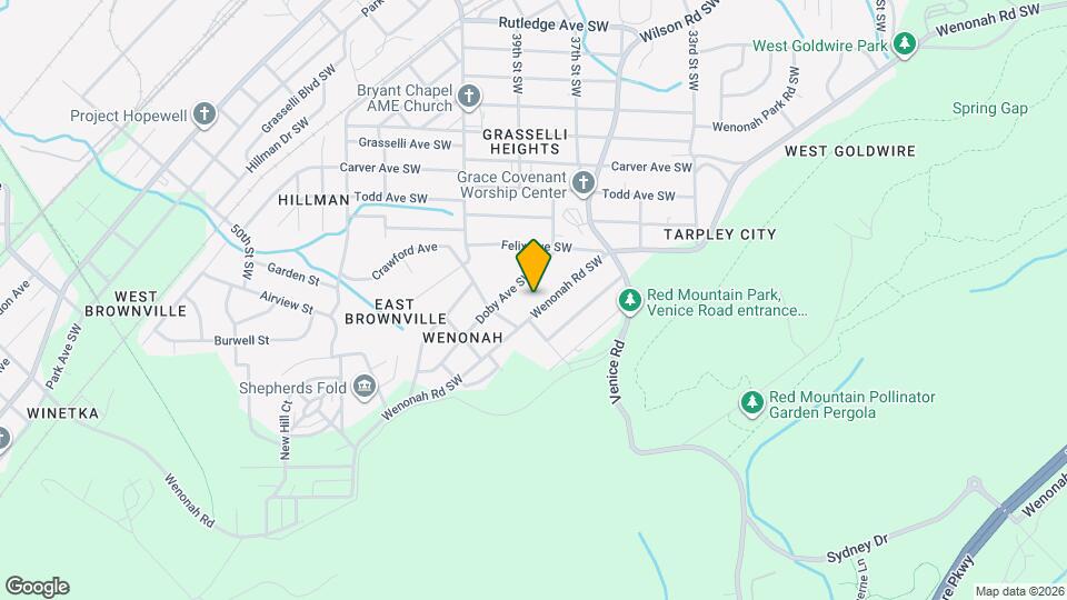 3640 Wenonah Rd SW Map and Location Details