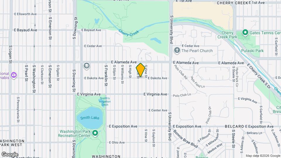 400 S Race St Map and Location Details