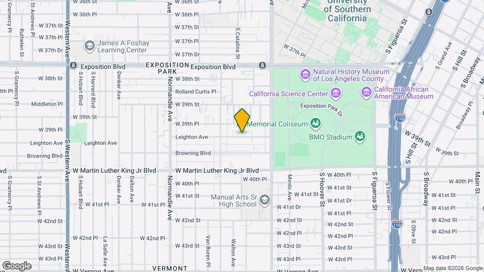 1085 Leighton Ave Map and Location Details