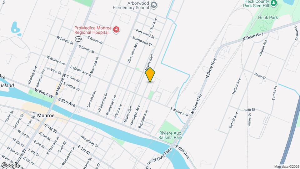 456 Michigan Ave Mapa y Detalles de la Ubicación