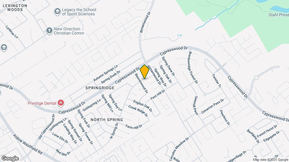 2802 N Spring Dr Map and Location Details