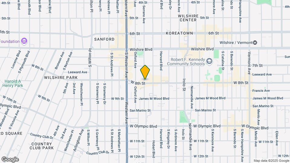 760 Serrano Ave Map and Location Details