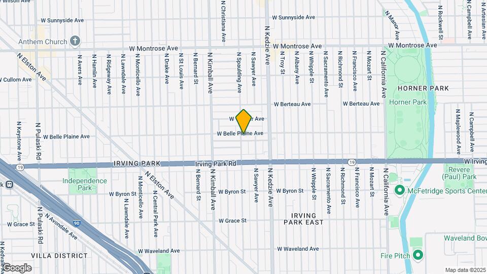 4055 N Spaulding Ave Mapa y Detalles de la Ubicación