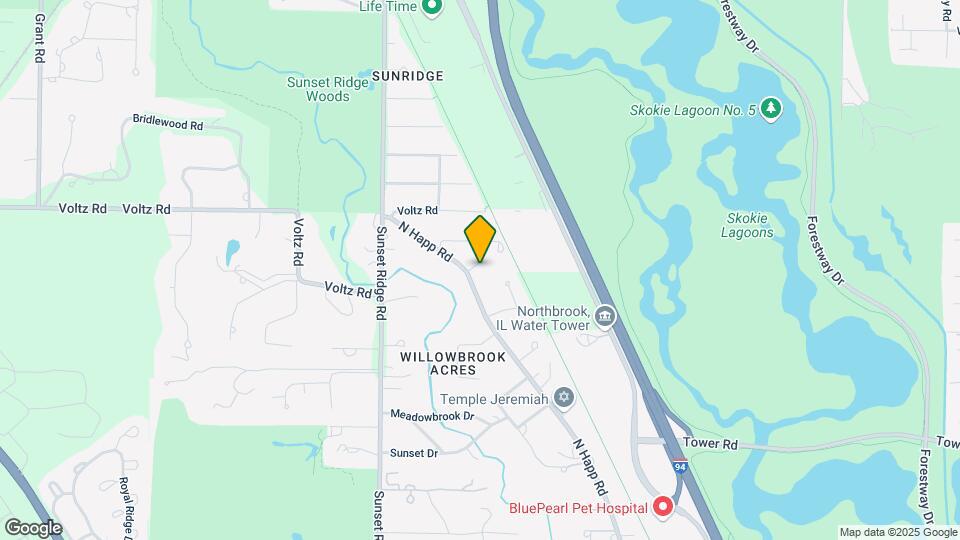 1725 N Happ Rd Mapa y Detalles de la Ubicación