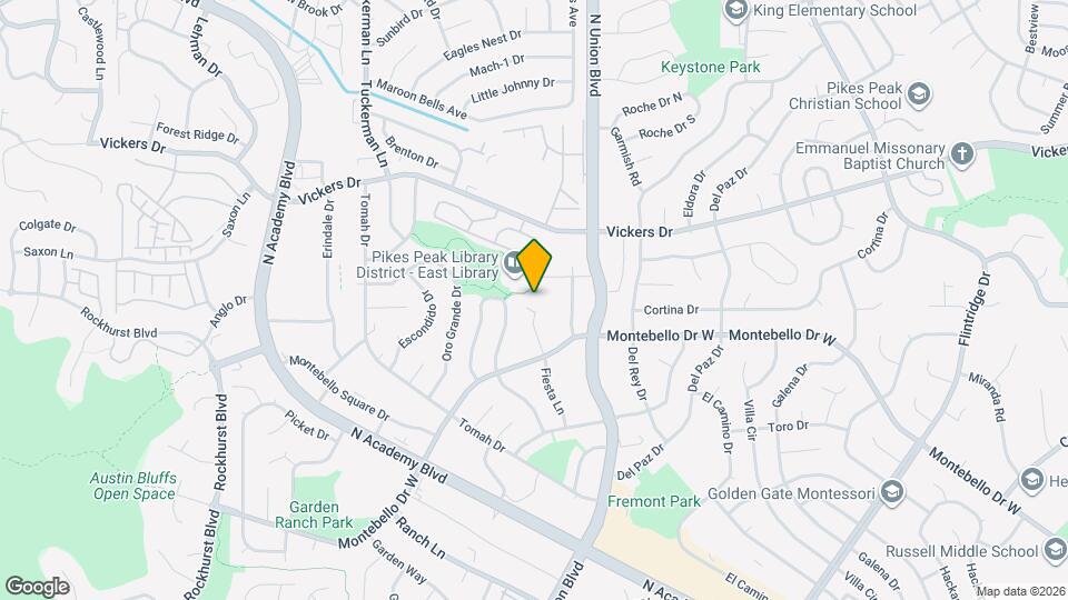 5546 Fiesta Ln Map and Location Details