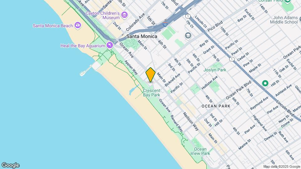 1930 Ocean Way Mapa y Detalles de la Ubicación