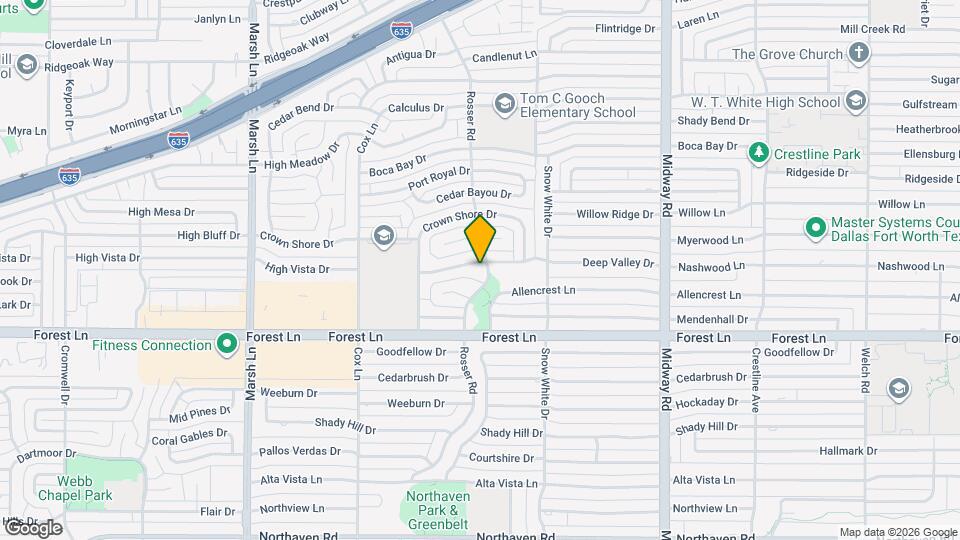 3980 Deep Valley Dr Map and Location Details