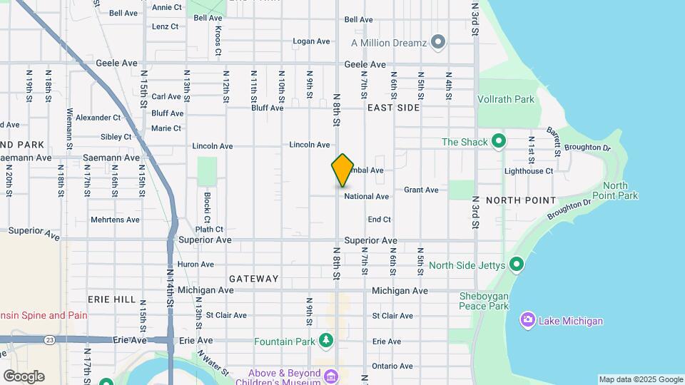 732 National Ave Map and Location Details