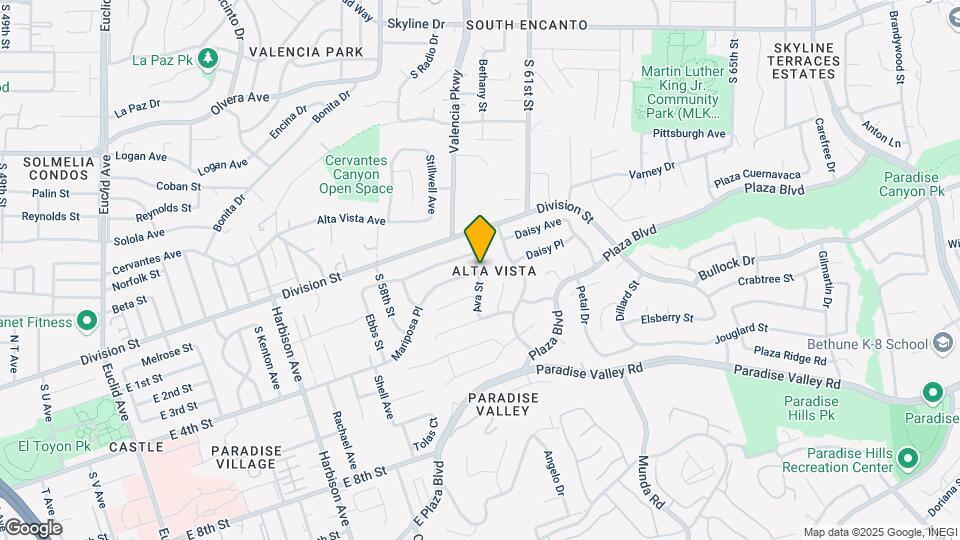 1435 Ava St Map and Location Details
