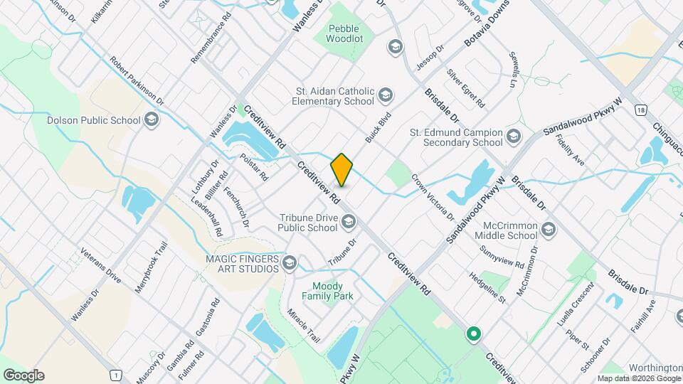 94 Cadillac Crescent Map and Location Details