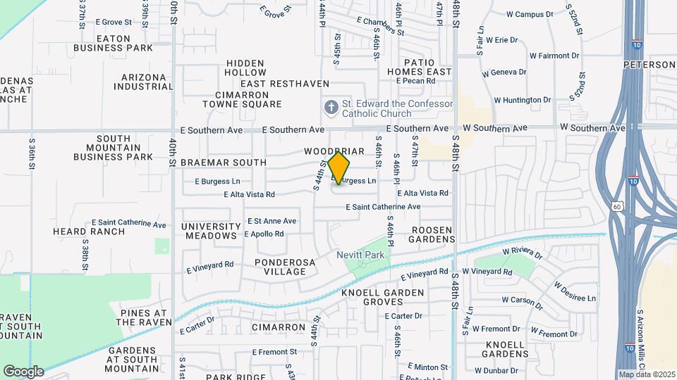 4434 E Alta Vista Rd Map and Location Details