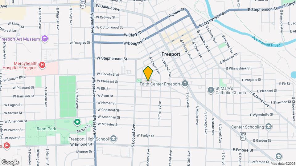 508 W Pleasant St Map and Location Details