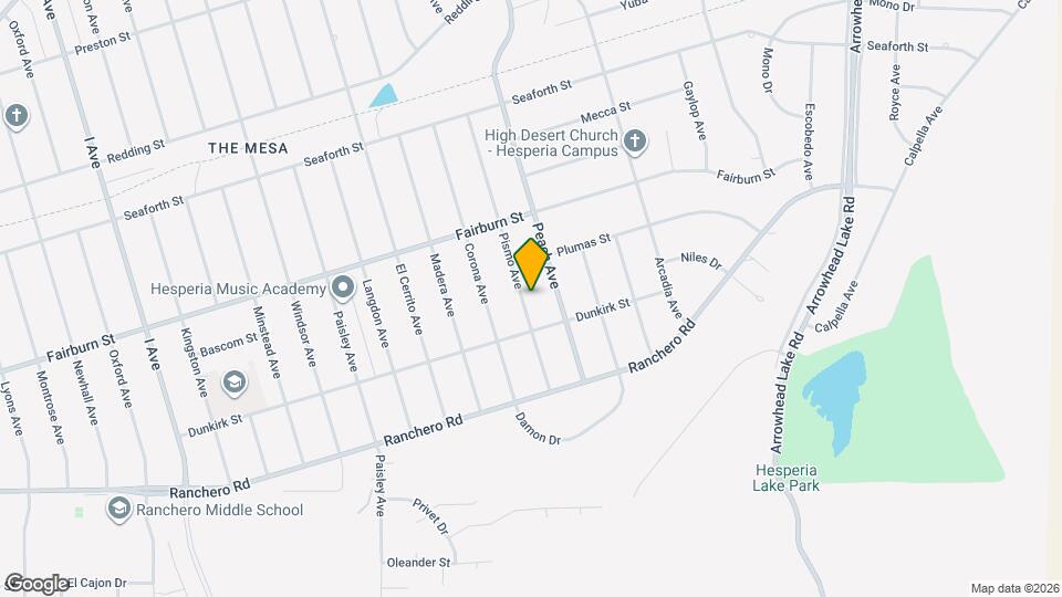7619 Pismo Ave Map and Location Details