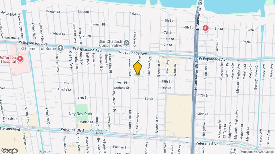 4110 Hessmer Ave, Unit 2 Mapa y Detalles de la Ubicación