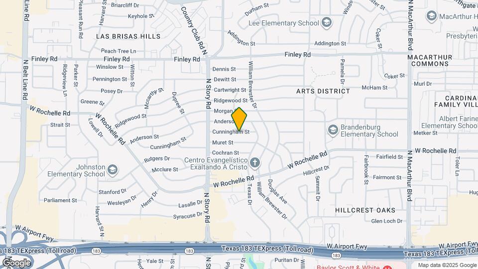 2202 Cunningham St Map and Location Details