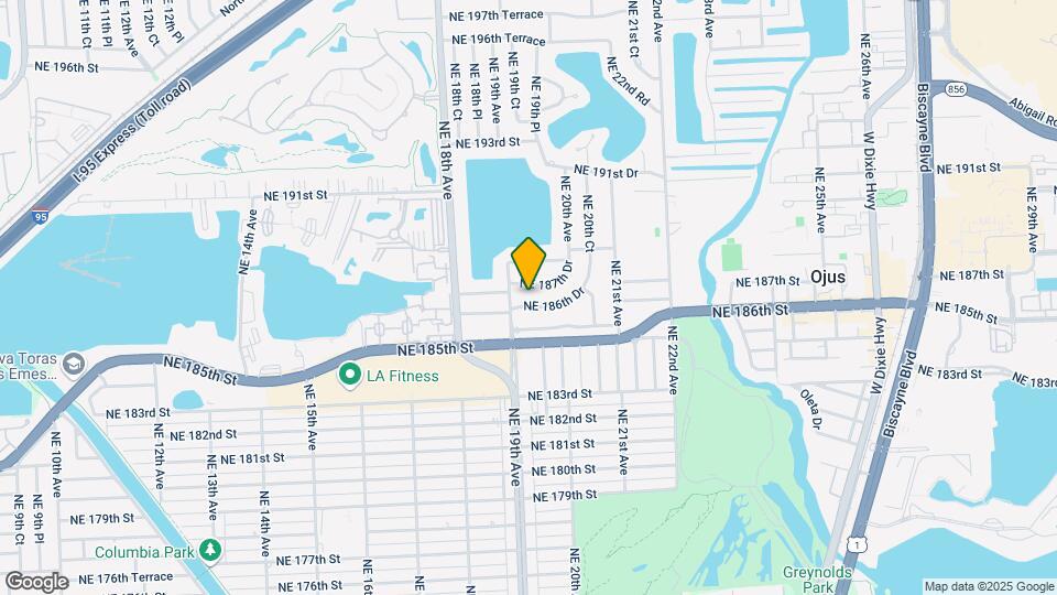 1931 NE 186th Dr Map and Location Details