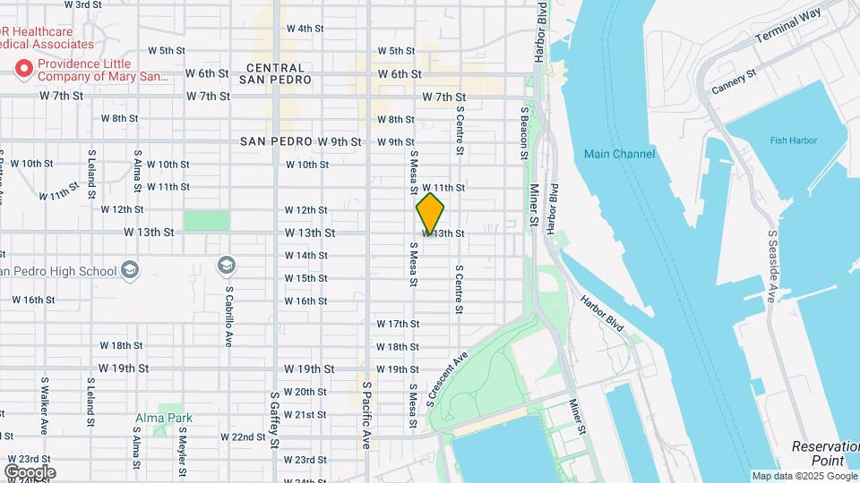 369 W 13th St Map and Location Details