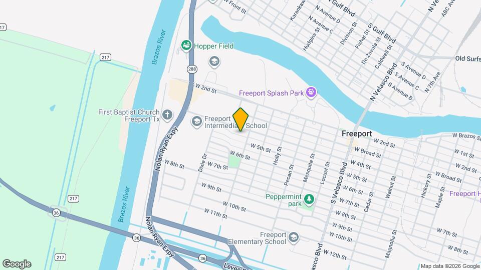 1708 W 5th St Map and Location Details