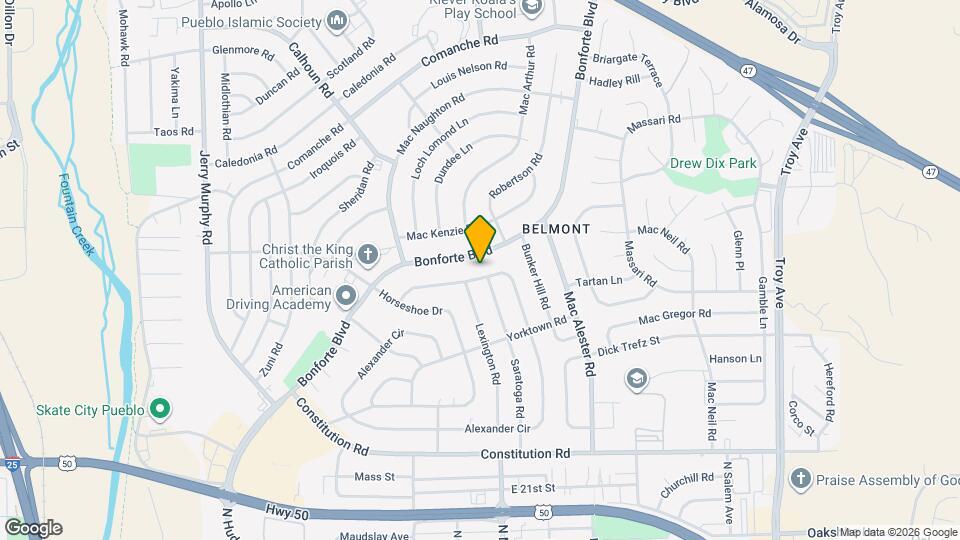 1710 Alexander Cir Map and Location Details